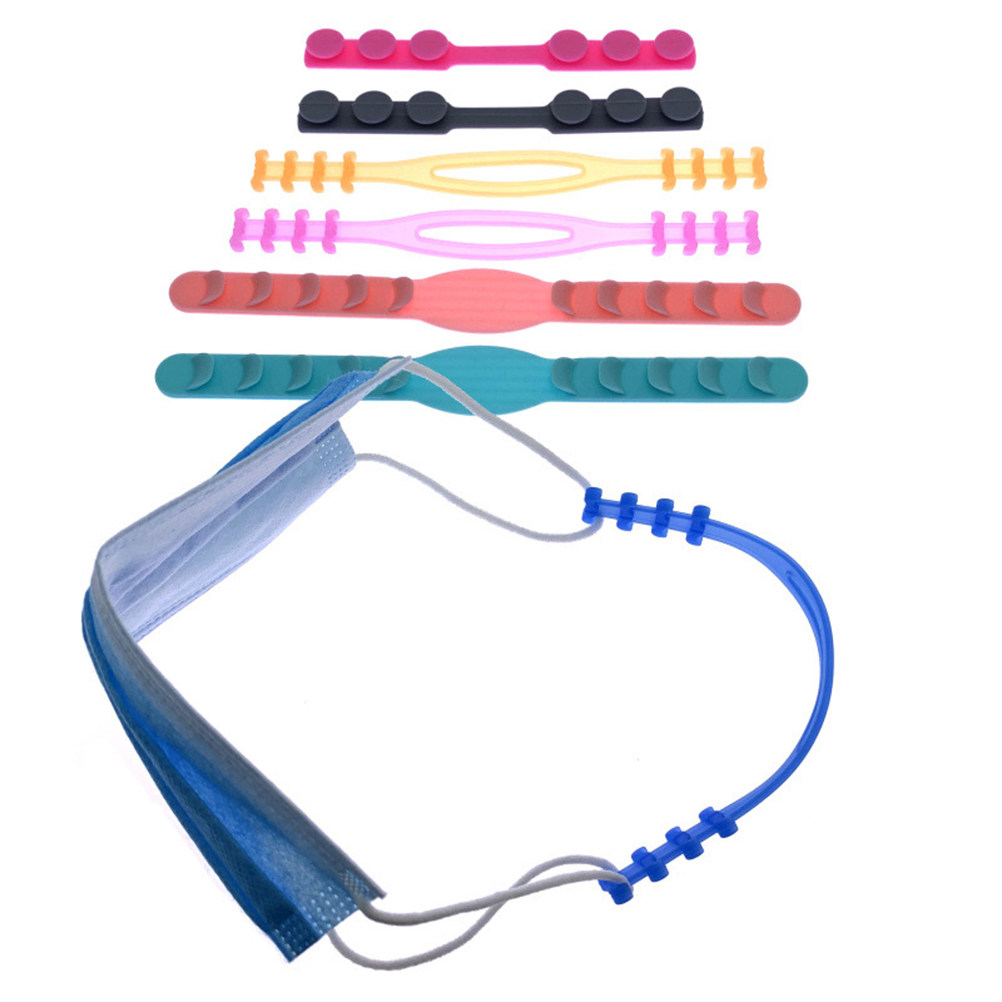 Silicone Mask Bracket - 6 Pcs Anti-snagging Ear Hook Silicone