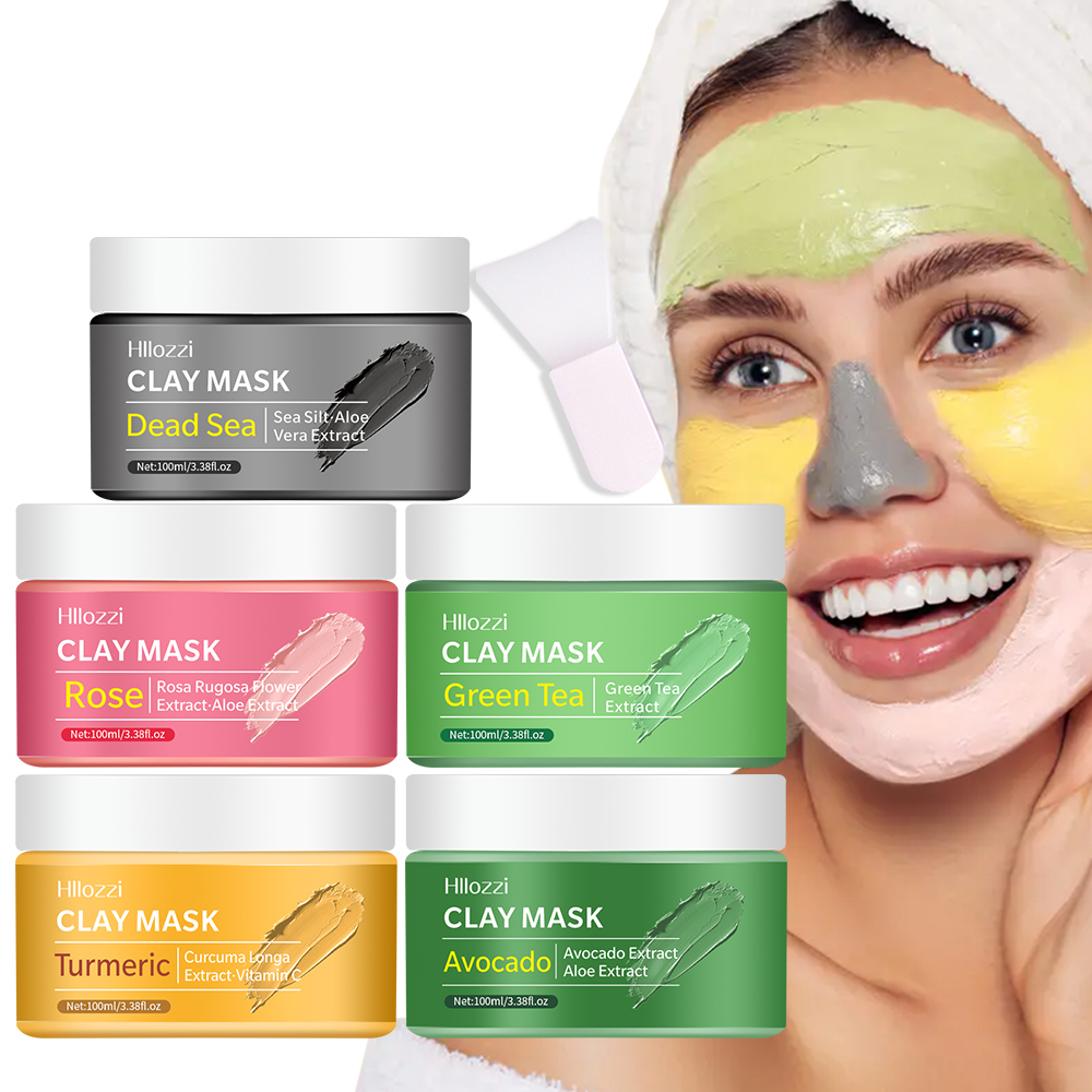 Dust Mask Construction - 100ml rose facial cleansing mud mask