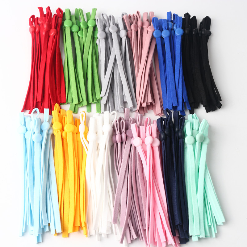 Mask Lanyard Adjustable - 50Pcs Mask Elastic Band Color Elastic