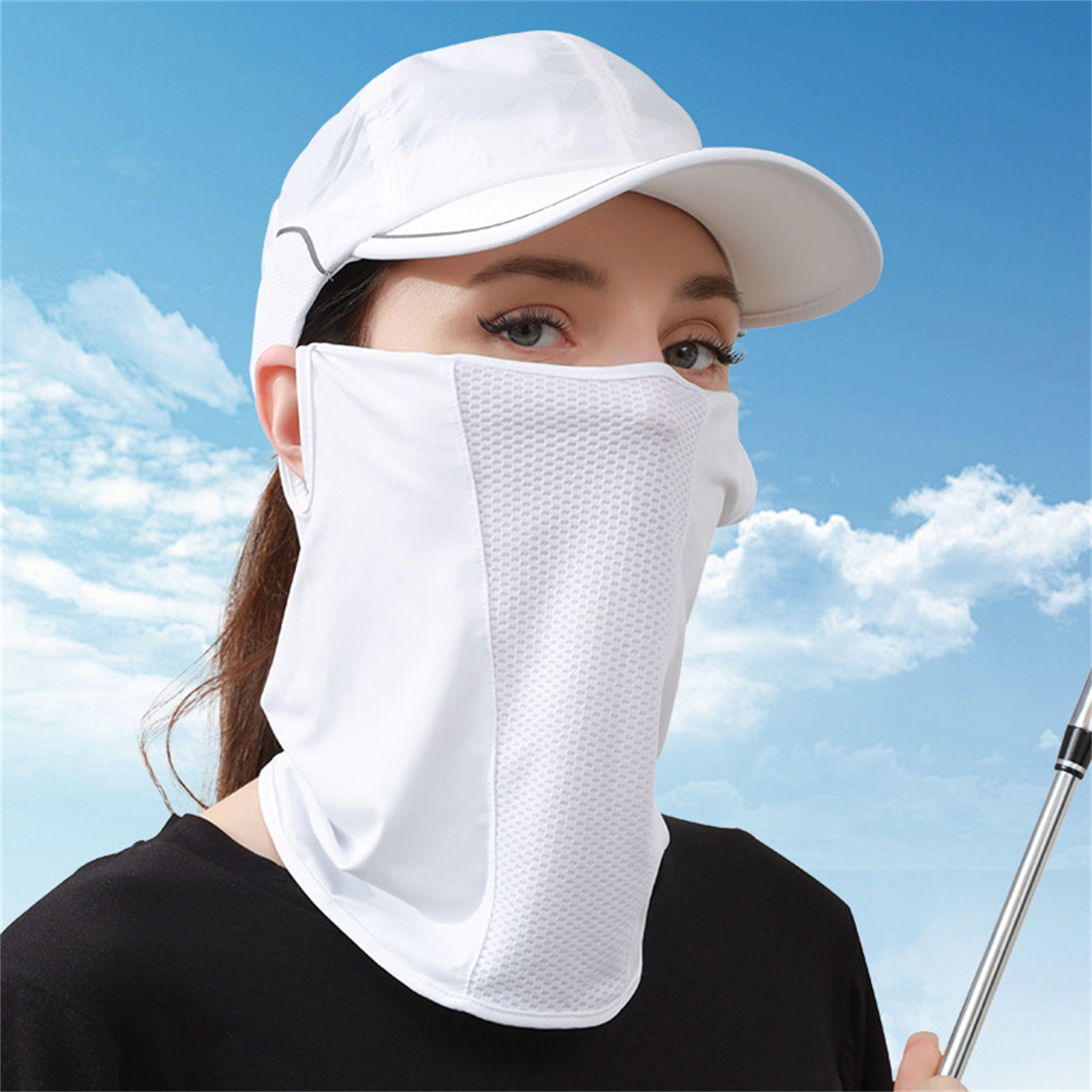 Sports Mask Breathable - Ice Silk Sun Mask UPF50+ Breathable