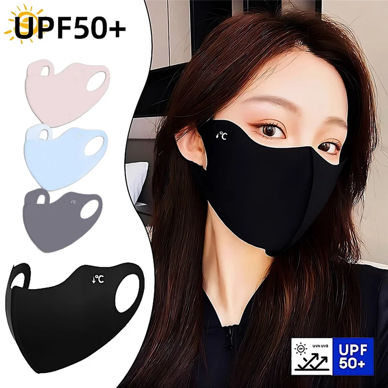 Cloth Face Mask Washable - 1PC Summer Sunscreen Face Mask Breathable