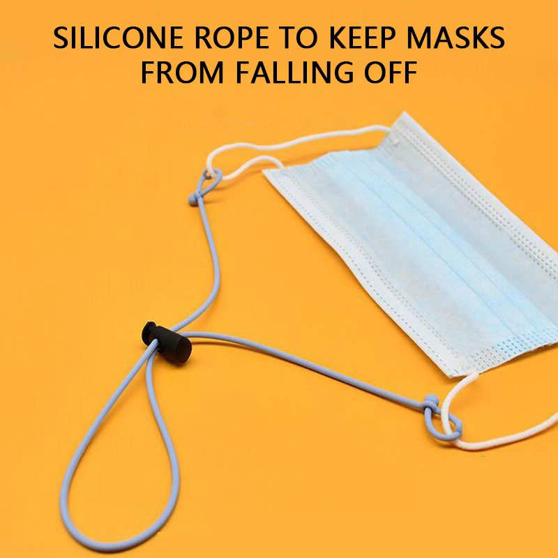 Mask Lanyard Adjustable - Silicone Mask Extension Adjustment Strap, Anti-Lost
