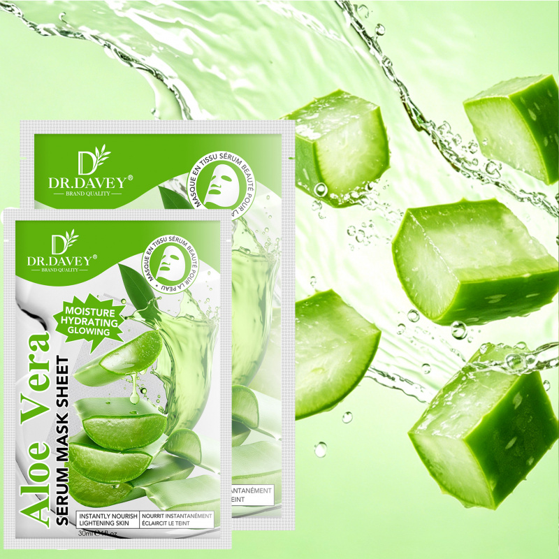 Aloe Vera Serum Facial Mask Sh - Face Mask Storage Box recension och pris