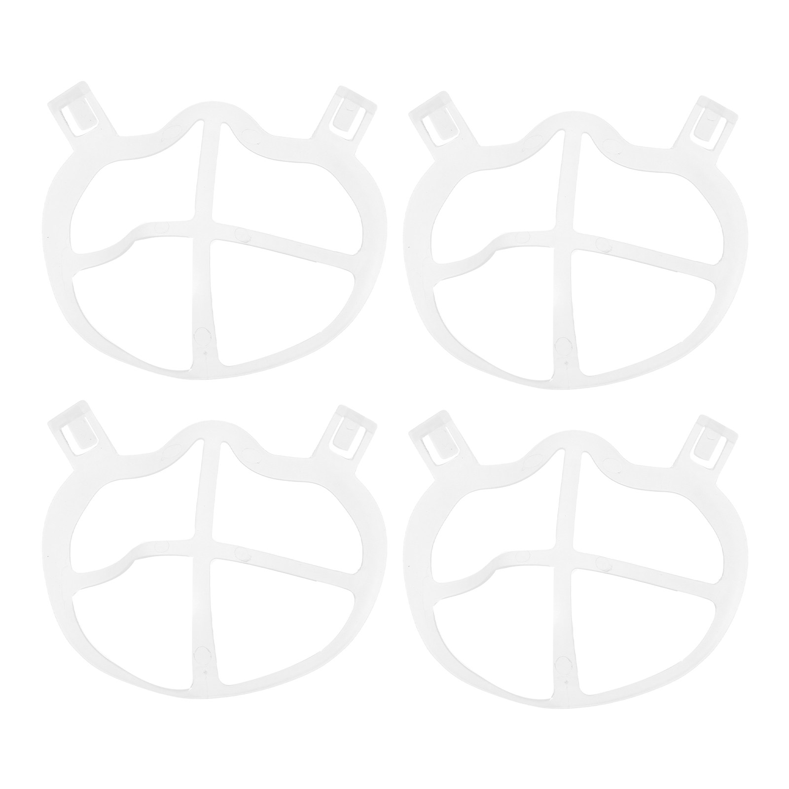 10Pcs Ultra-Thin Soft Silicone - Silicone Mask Bracket recension och pris