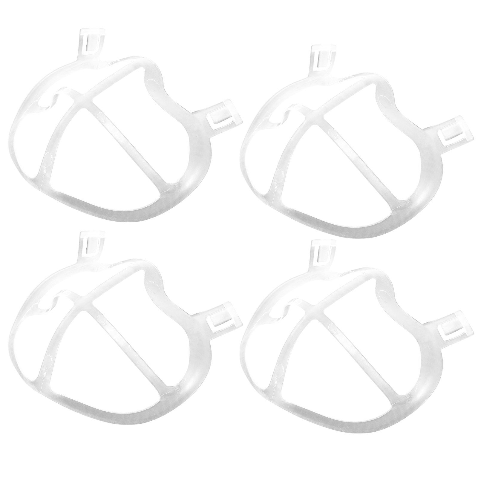10Pcs Ultra-Thin Soft Silicone - Silicone Mask Bracket recension och pris