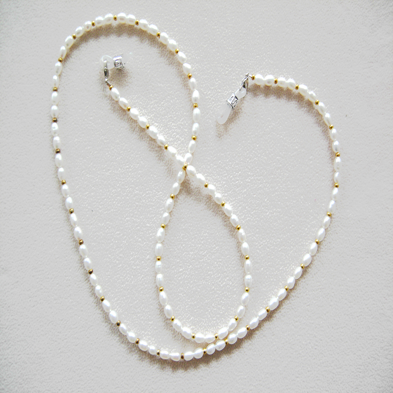 fashionable eyeglass beaded re - Mask Chain Holder recension och pris