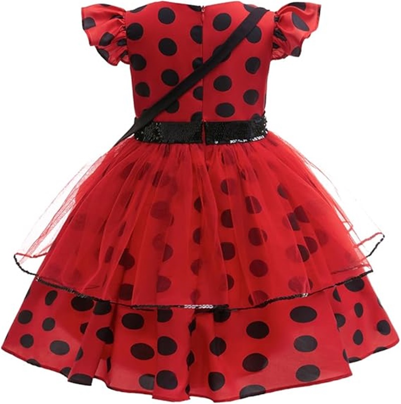 Girls Cosplay Costume Polka Do - Kids Face Mask recension och pris