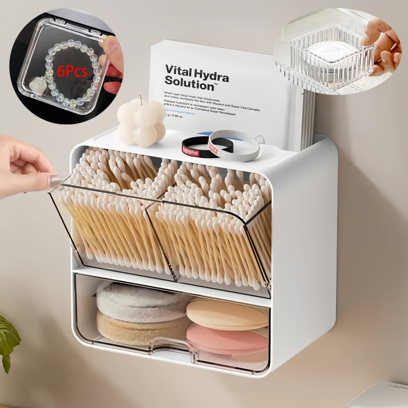 8-Piece Set, One Wall-Mounted  - Face Mask Storage Box recension och pris