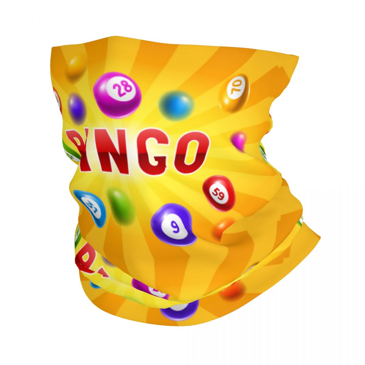 Custom Hot Game Bingo Bandana  - Neck Gaiter Face Cover recension och pris