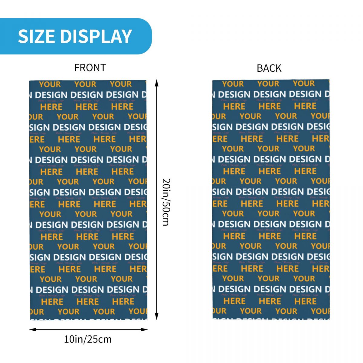 Custom Your Design Here Bandan - Neck Gaiter Face Cover recension och pris
