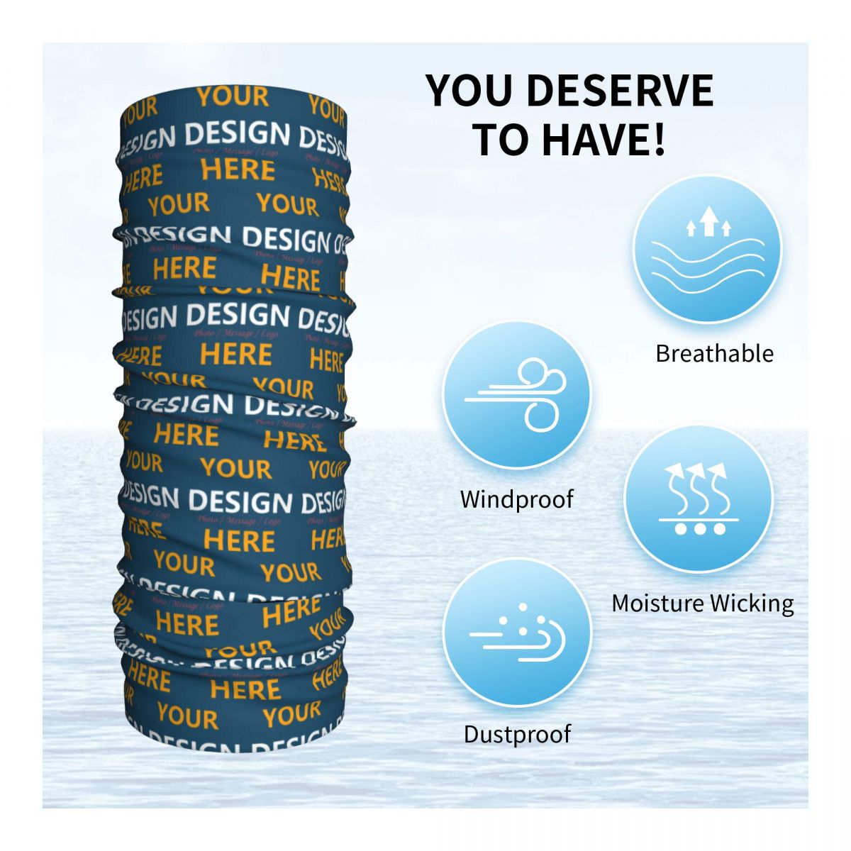 Custom Your Design Here Bandan - Neck Gaiter Face Cover recension och pris