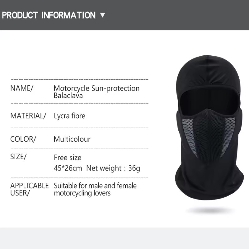Full Face Mask Cycling Windpro - Sports Mask Breathable recension och pris