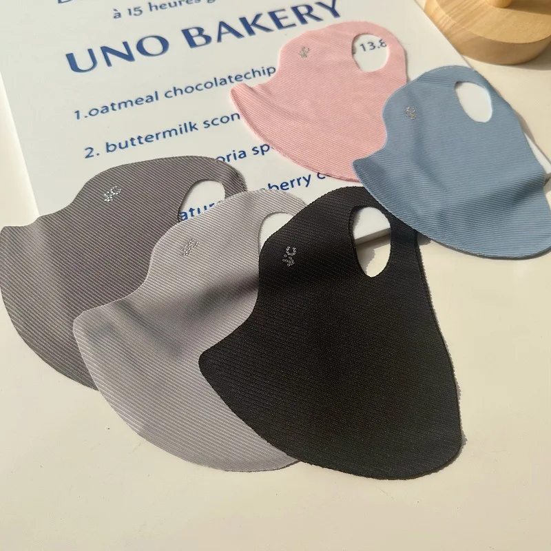 5 Color Threaded Ice Silk Mask - Cloth Face Mask Washable recension och pris