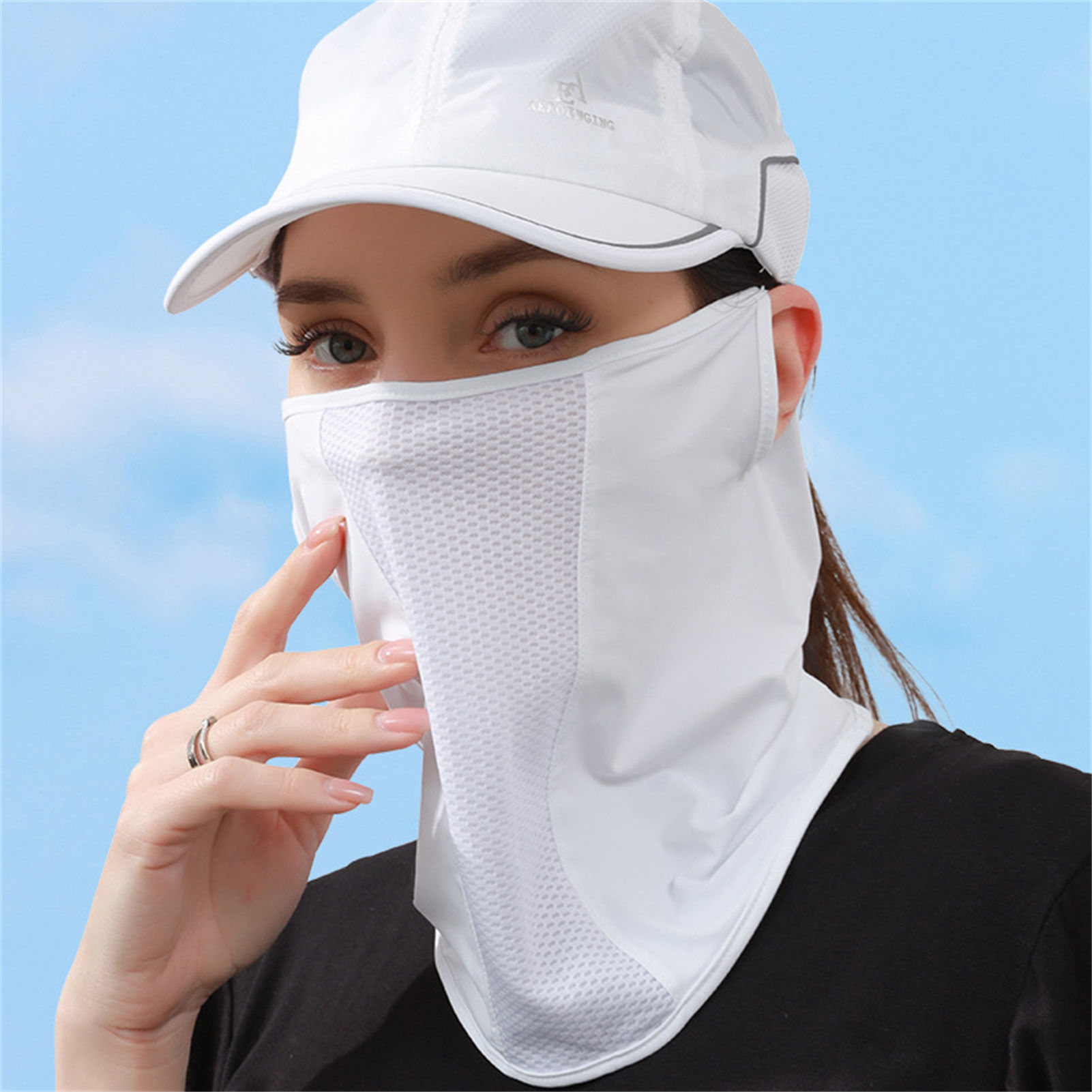 Ice Silk Sun Mask UPF50+ Breat - Sports Mask Breathable recension och pris