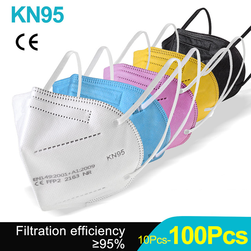 10-100Pcs FFP2 Masks KN95 Masc - Kn95 Respirator Mask recension och pris