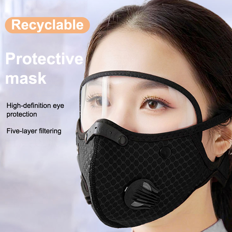 New Cycling Face Mask With Fil - Anti Pollution Mask recension och pris