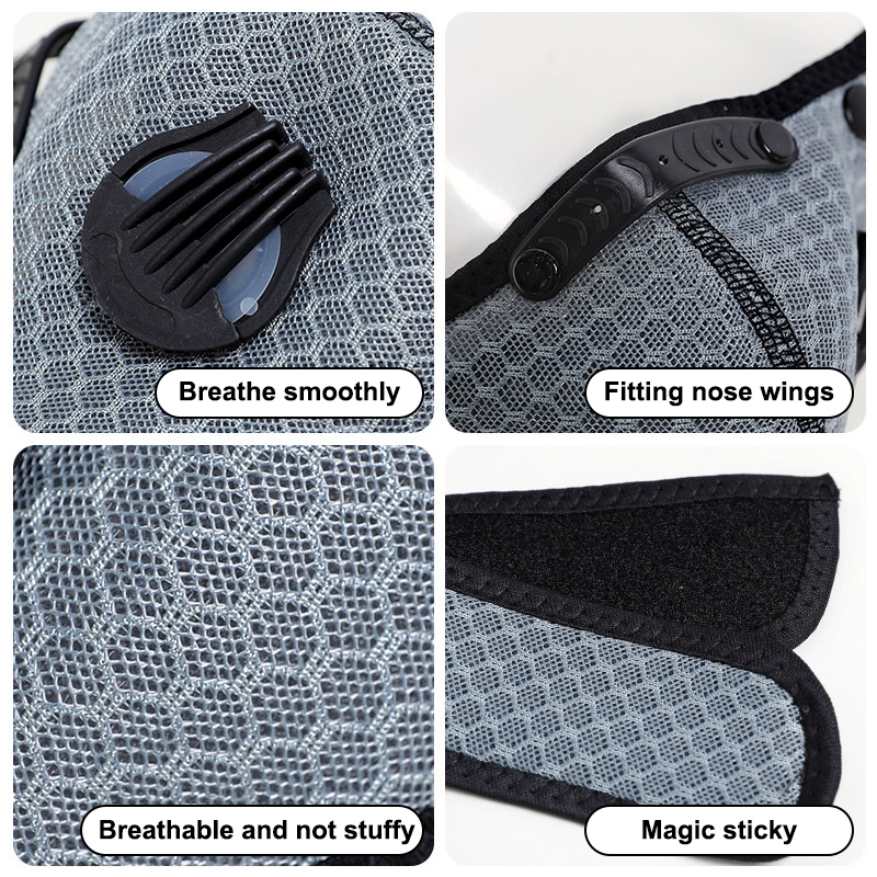 New Cycling Face Mask With Fil - Anti Pollution Mask recension och pris