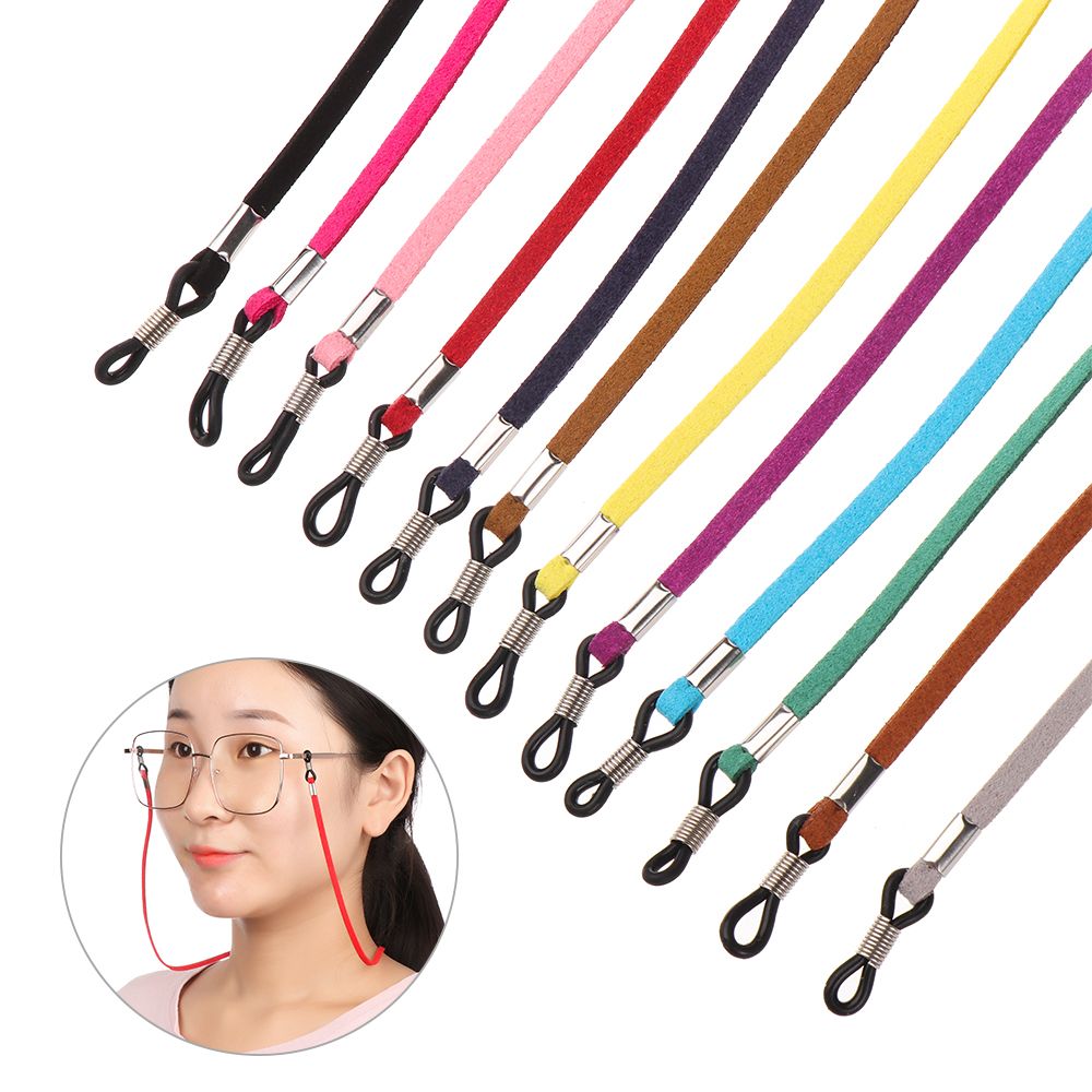 Adjustable Non-slip Leather Fa - Mask Lanyard Adjustable recension och pris