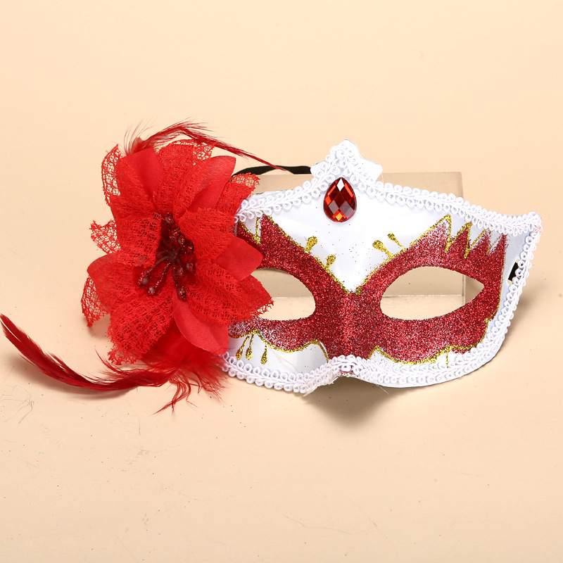 Plastic Masquerade Mask Fashio - Respirator Half Face recension och pris