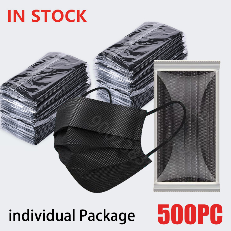10-500Pcs Adults Mask Disposab - Disposable Surgical Mask recension och pris