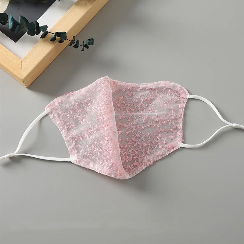 1/2pc Black White Lace Face Ma - Cloth Face Mask Washable recension och pris