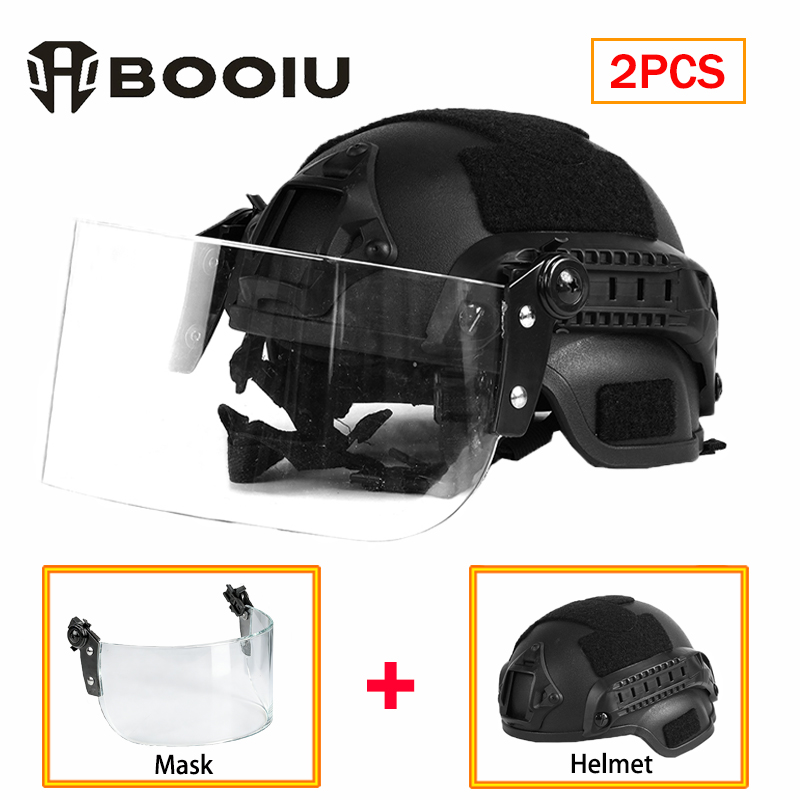 BOOIU New Tactical Helmet Face - Kids Face Mask recension och pris