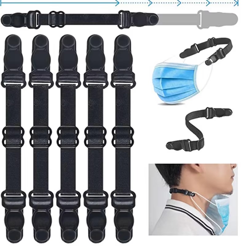 5PCS Adjustable Face Mask Exte - Mask Ear Saver Strap recension och pris