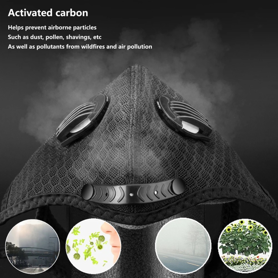 1PCS Cycling Mask With Activat - Anti Pollution Mask recension och pris