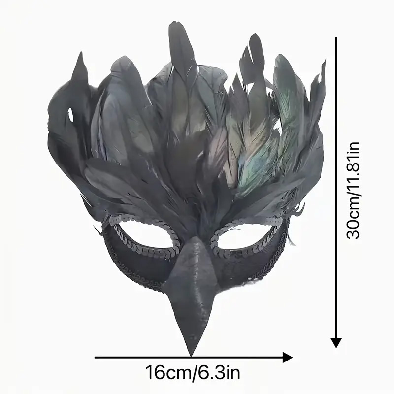 Black Feather Raven Half Face  - Respirator Half Face recension och pris