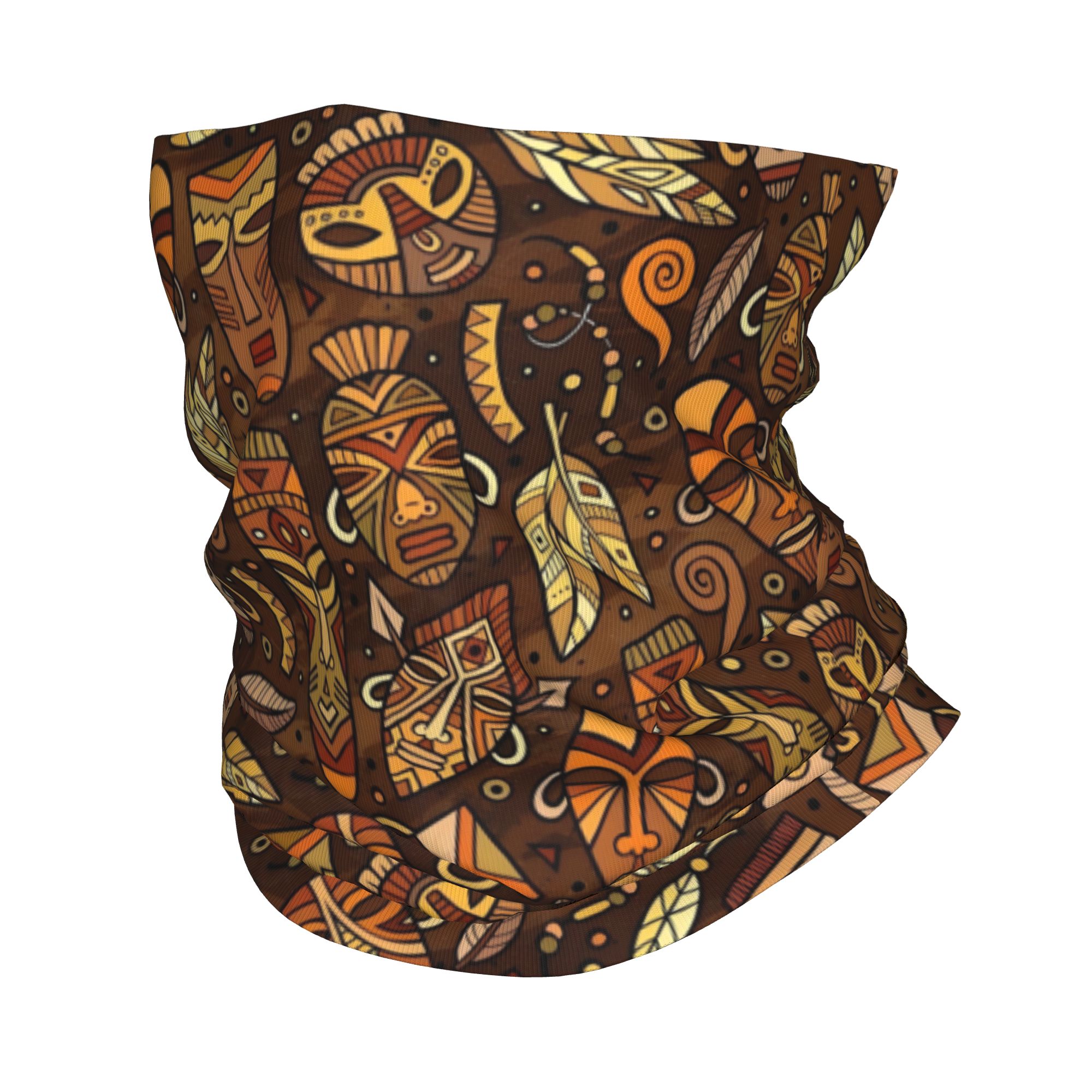 Custom Tribal Mask Pattern Ban - Neck Gaiter Face Cover recension och pris