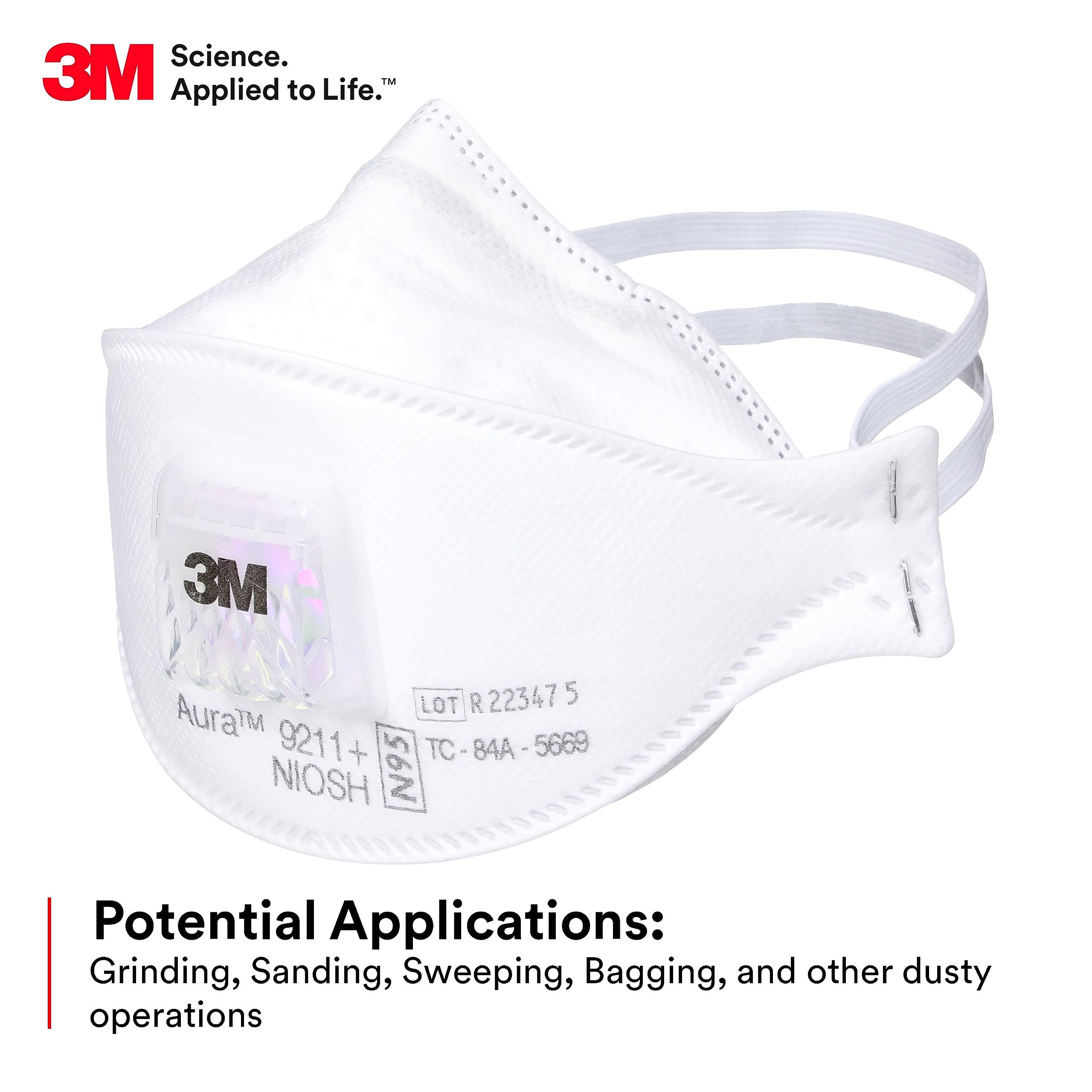 3M Aura 9211+ Particulate Resp - Kn95 Respirator Mask recension och pris