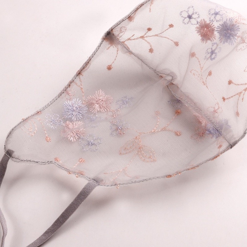 Classical Embroider Flower Vei - Cloth Face Mask Washable recension och pris