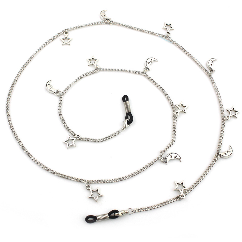 2021 Vintage Fashion Silver co - Mask Chain Holder recension och pris