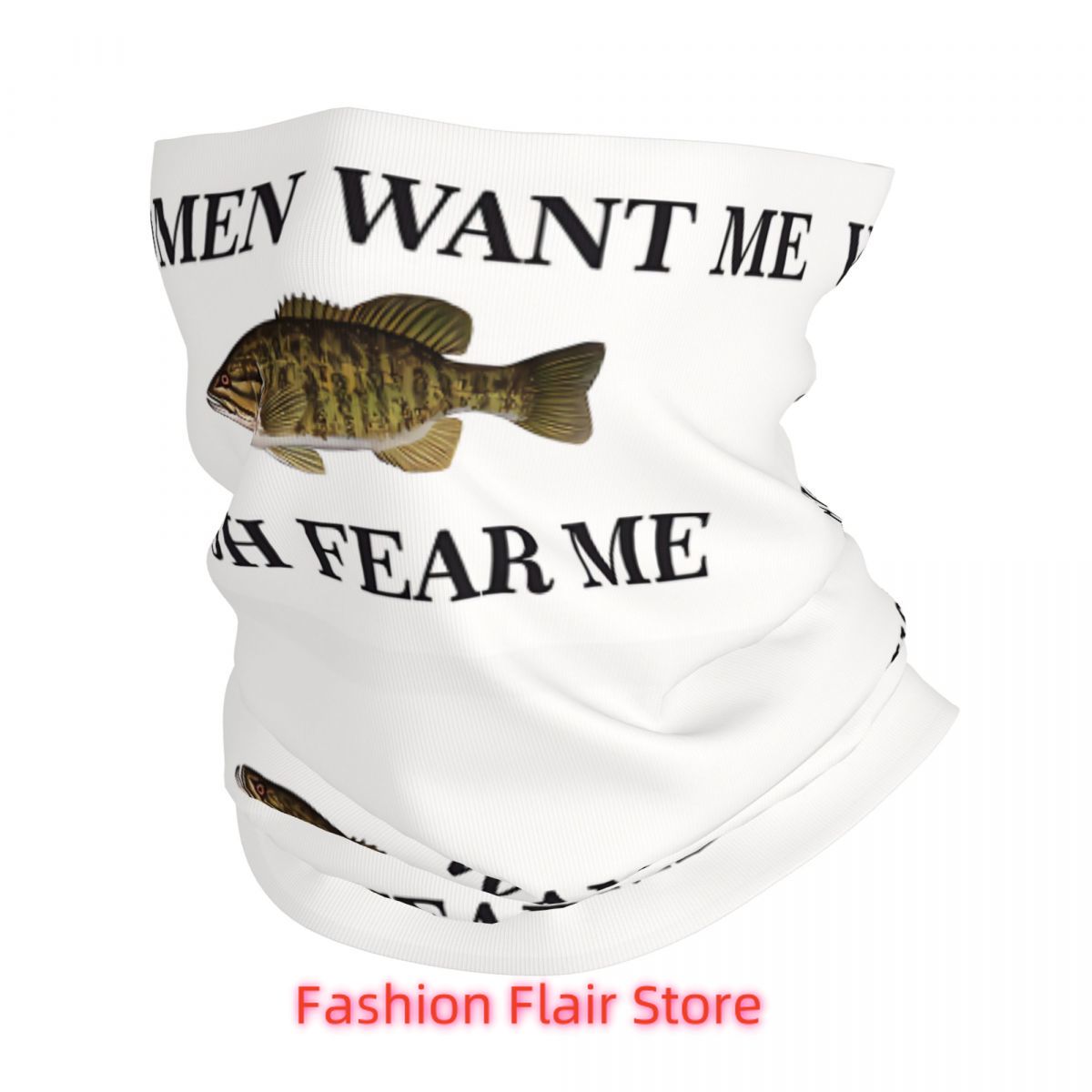 Fish Neck Gaiter Face Scarf Co - Neck Gaiter Face Cover recension och pris