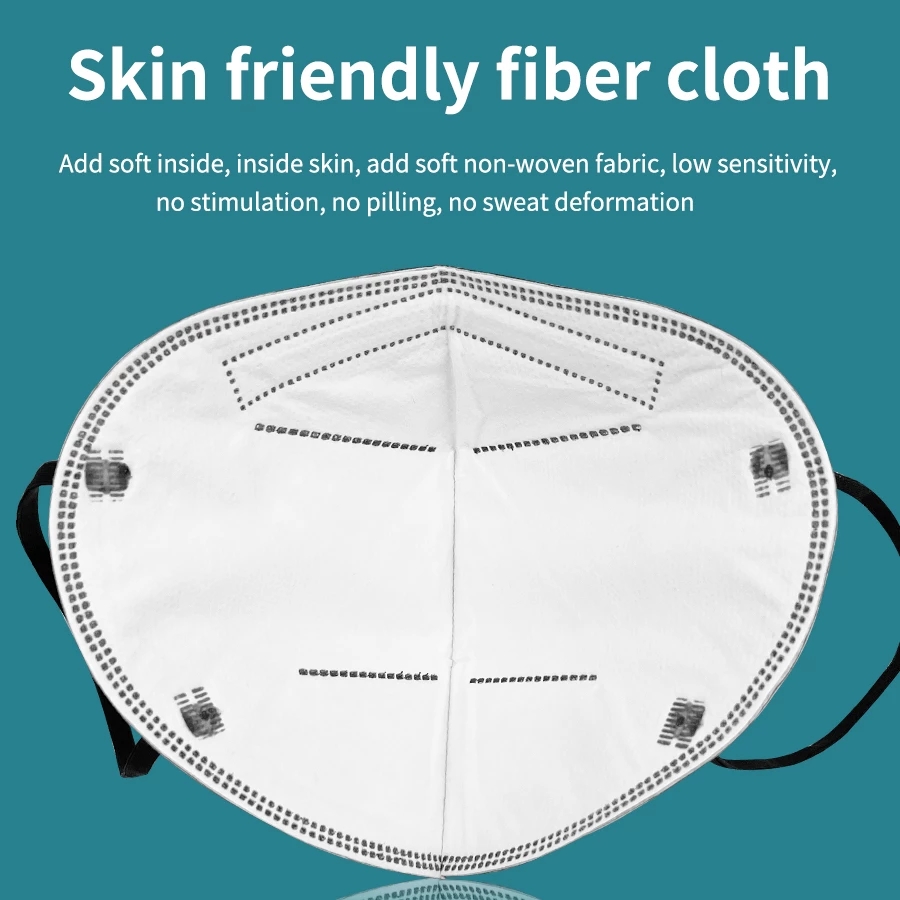 5PCS FFP2 Mask CE Approved Fil - Respirator Half Face recension och pris