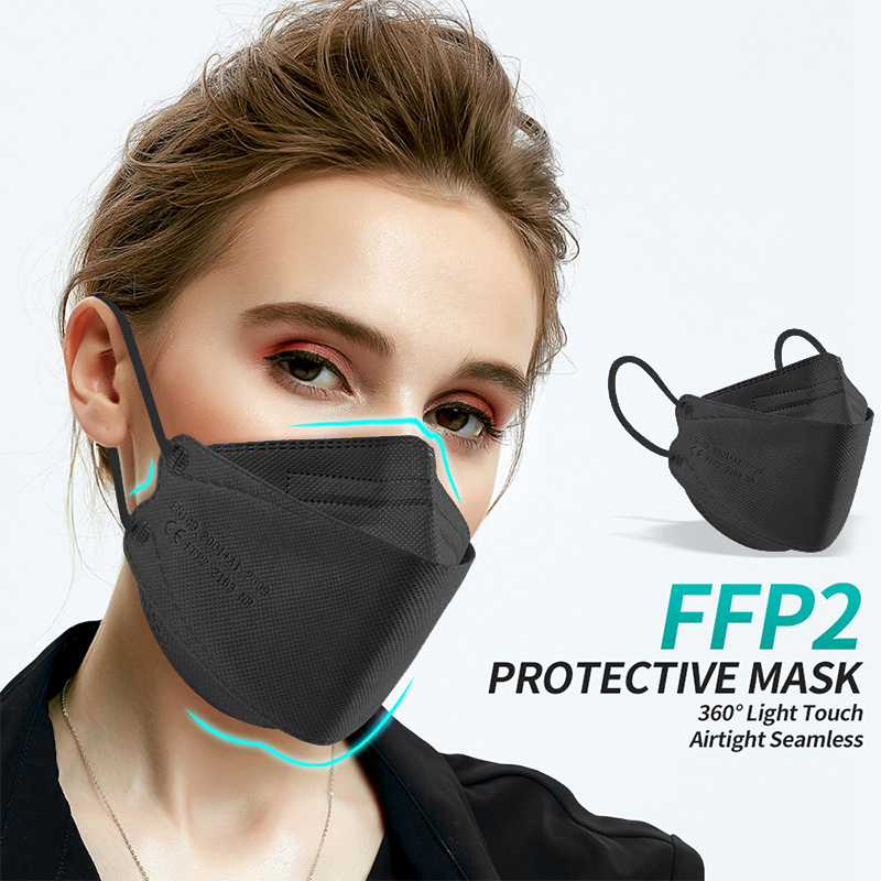10-100PCS Mascarillas FFP2 Fac - Disposable Surgical Mask recension och pris
