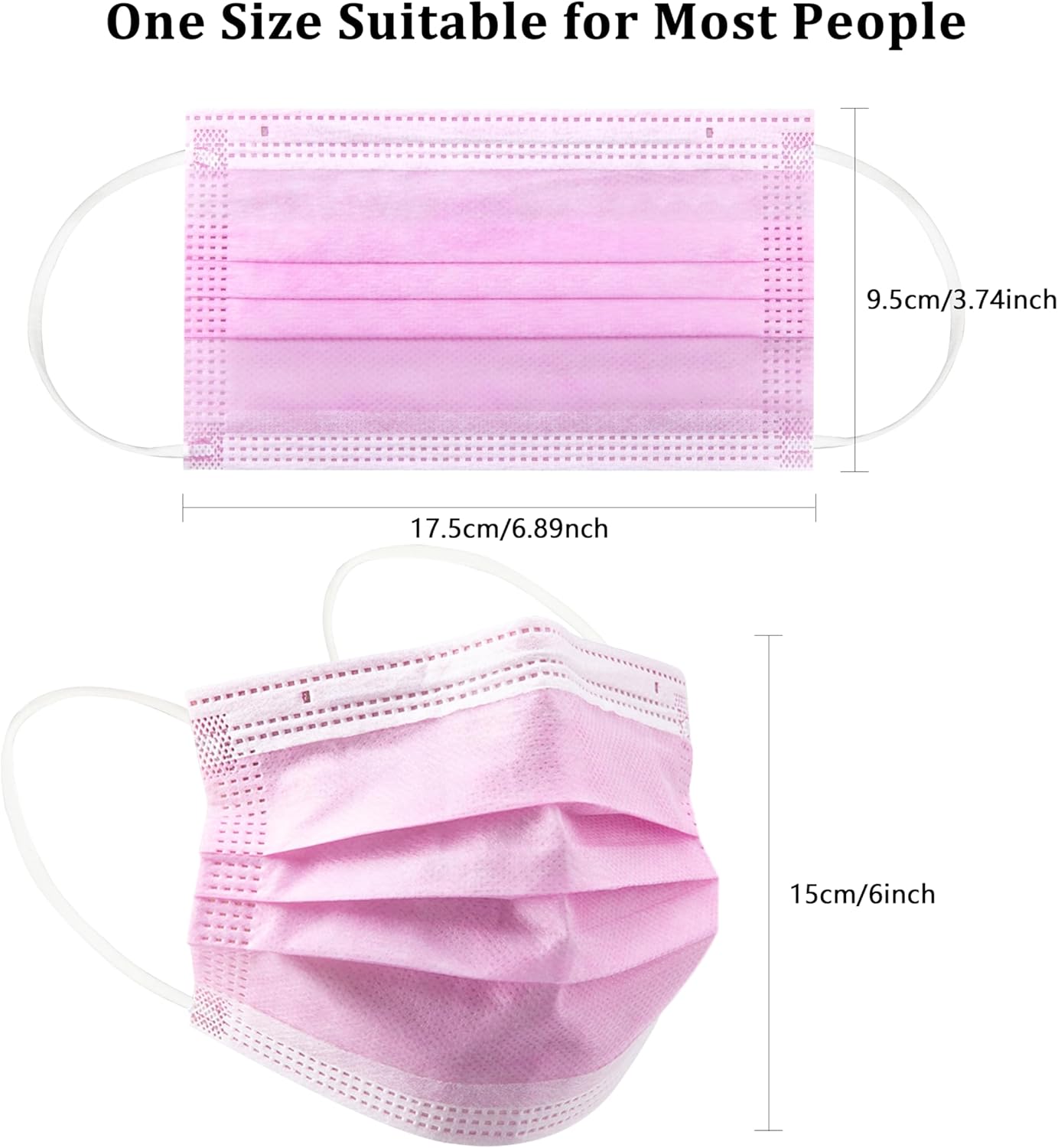 Great Value Pack! Pink Disposa - Kids Face Mask recension och pris