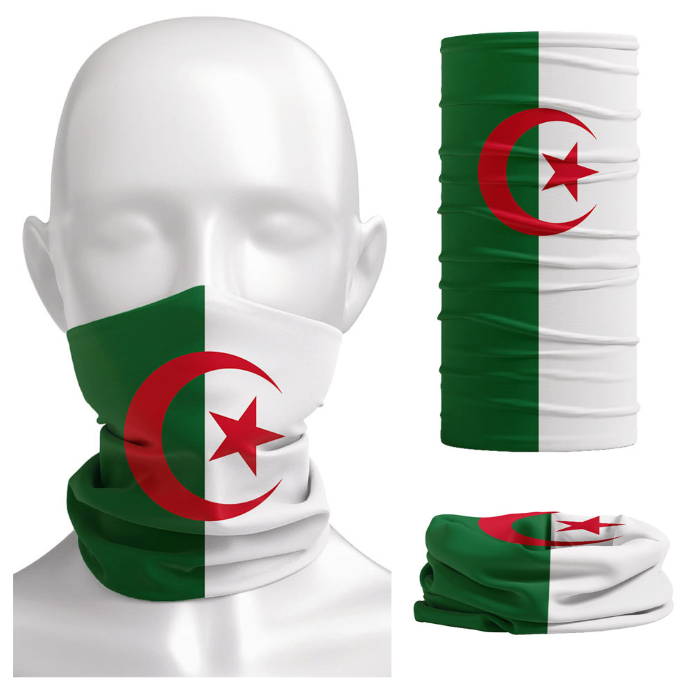Algeria Flag Printed Bandana H - Neck Gaiter Face Cover recension och pris
