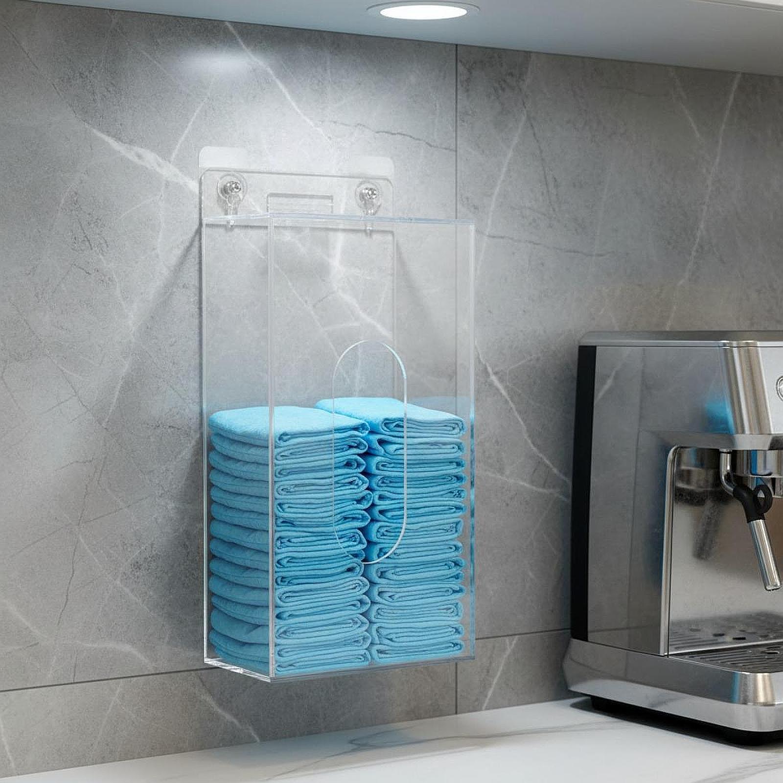 Space Saving Acrylic Glove Box - Face Mask Storage Box recension och pris