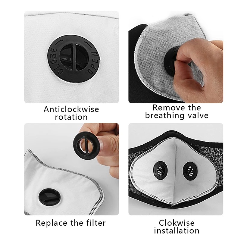 Cycling Dustproof PM2.5 Active - Anti Pollution Mask recension och pris