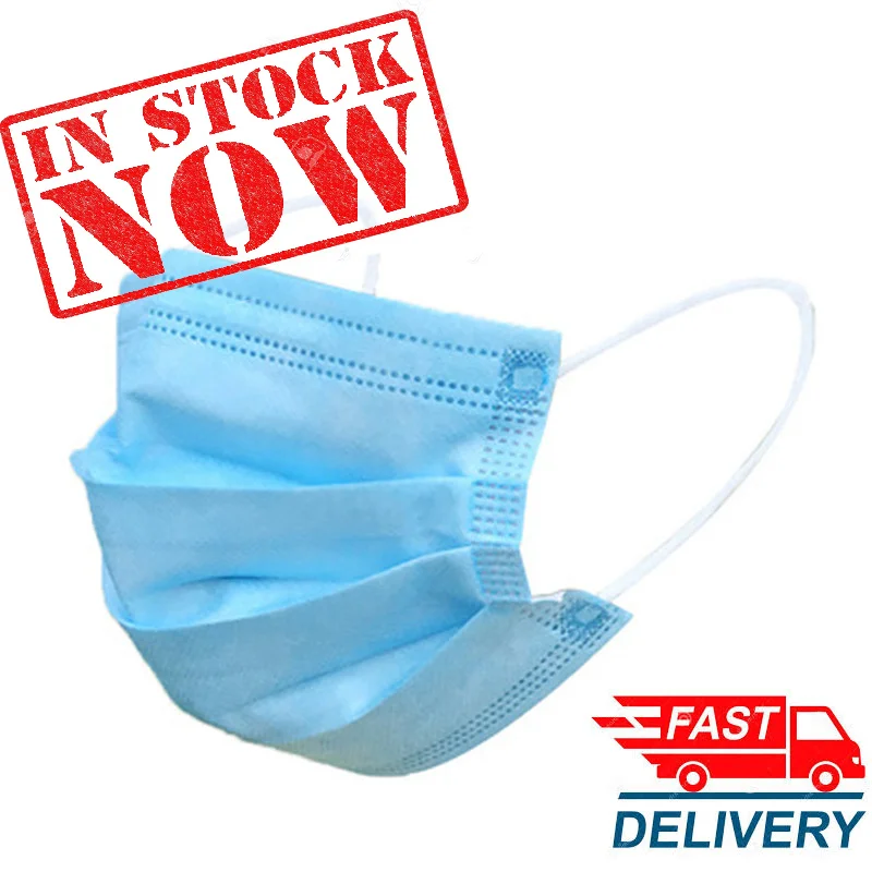 3-Layer Disposable Face Mask-A - Disposable Mask Blue recension och pris