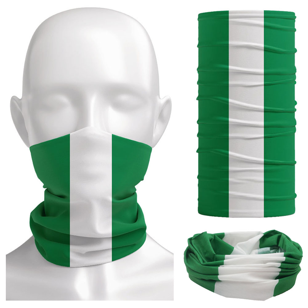 Nigeria Flag Bandanna Women Ne - Neck Gaiter Face Cover recension och pris