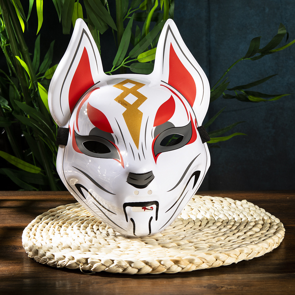 Fox Mask Japanese Cosplay Mask - Respirator Half Face recension och pris