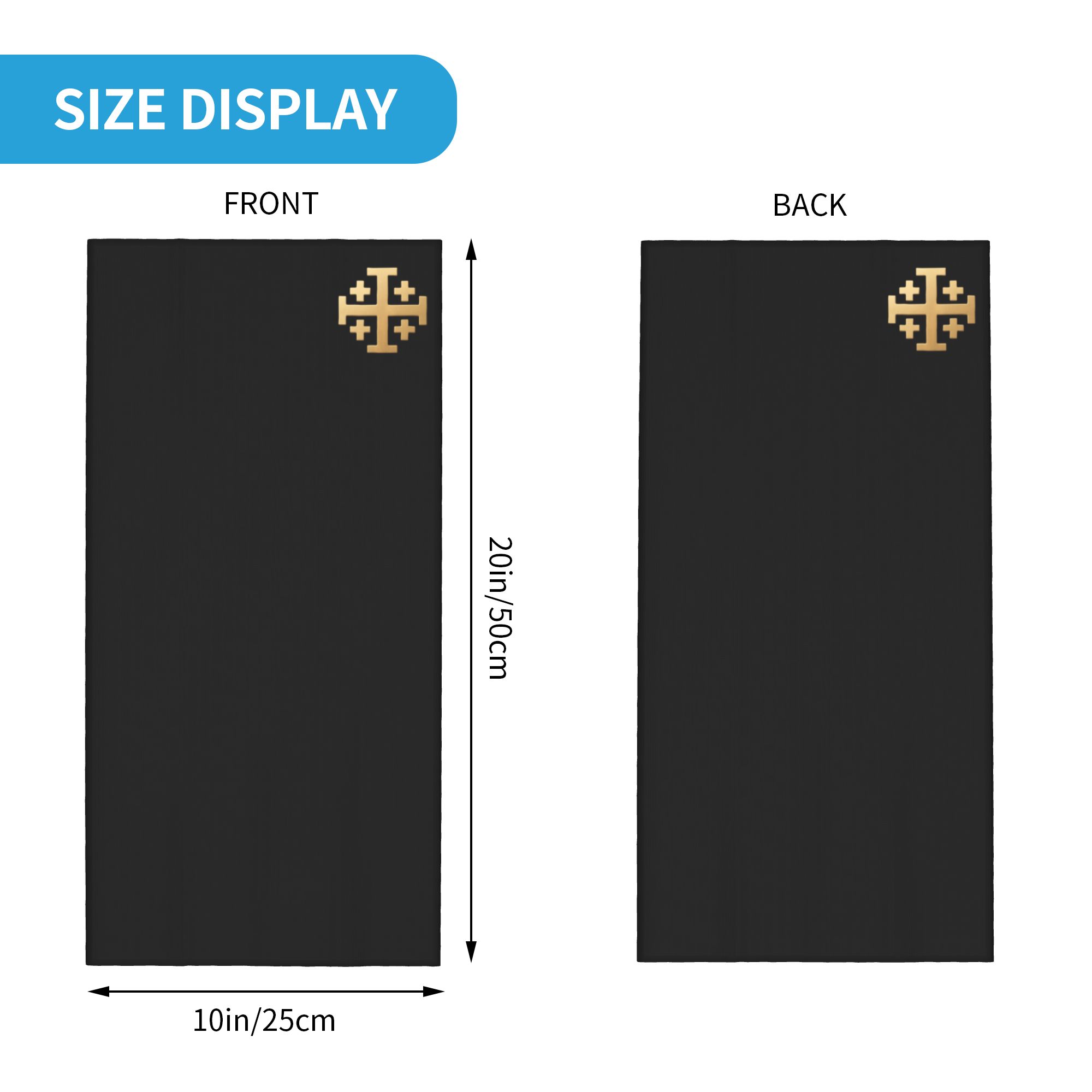 Knight Jerusalem Cross Christi - Neck Gaiter Face Cover recension och pris
