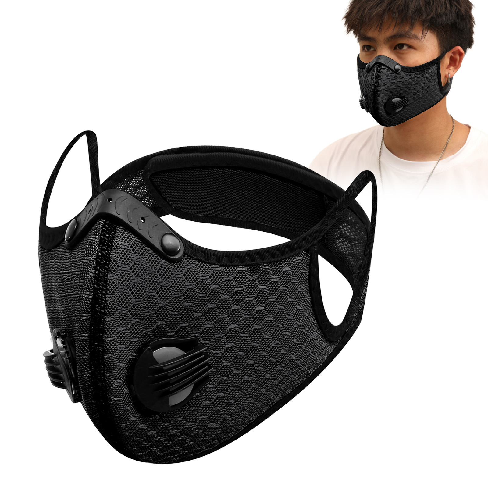 Unisex Windproof Riding Mask A - Anti Pollution Mask recension och pris