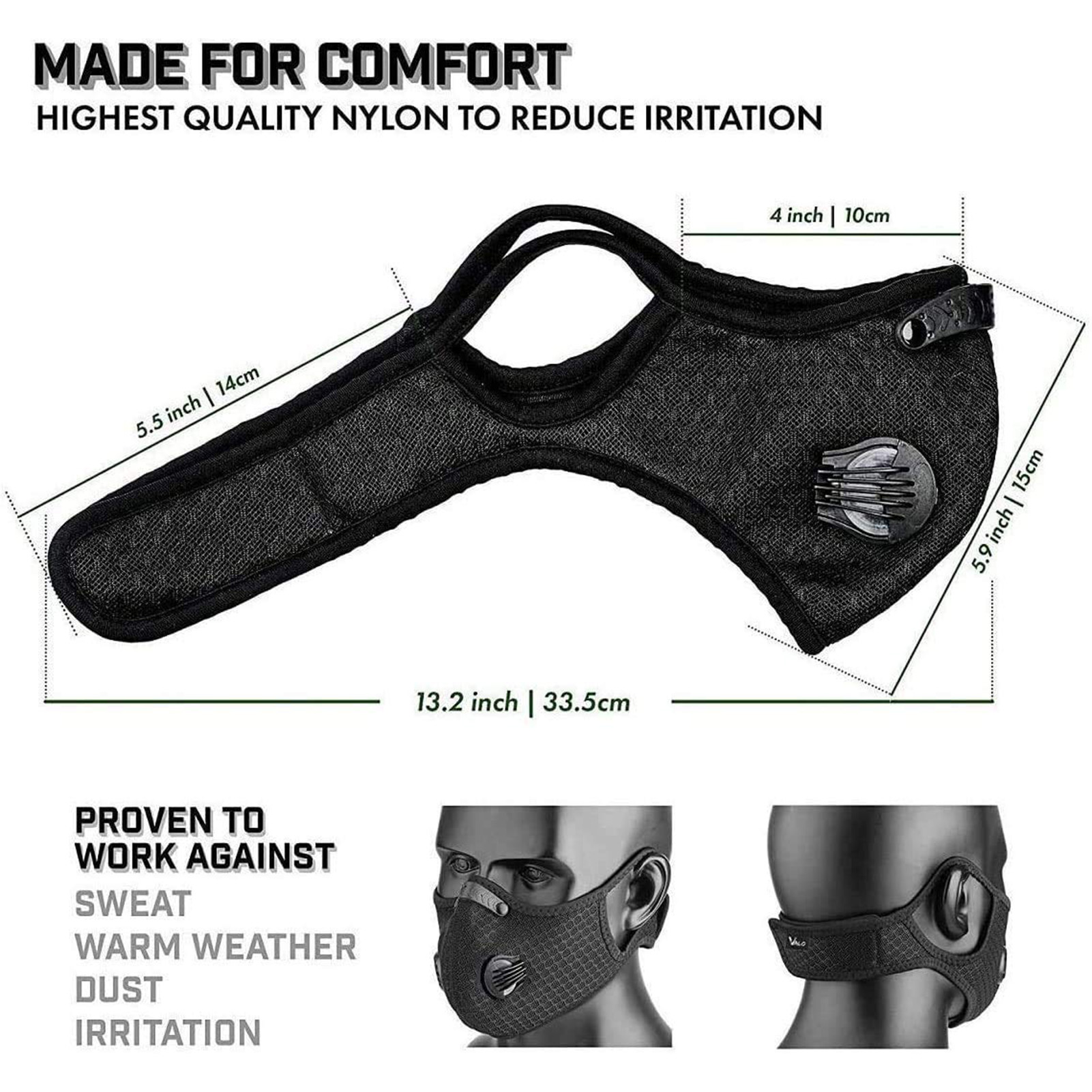 Unisex Windproof Riding Mask A - Anti Pollution Mask recension och pris