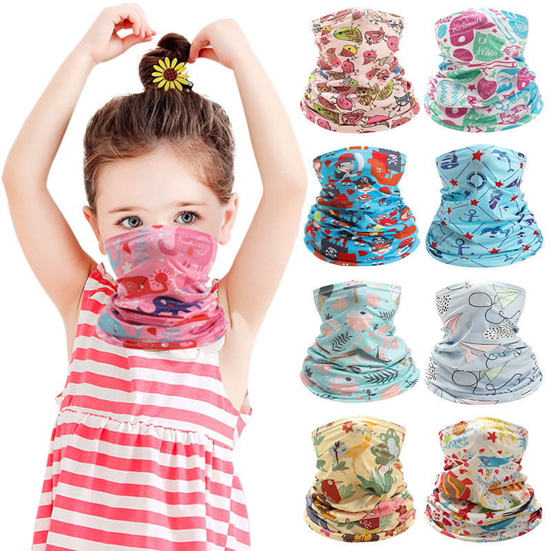 Kids Neck Cover Cute Ice Silk  - Kids Face Mask recension och pris