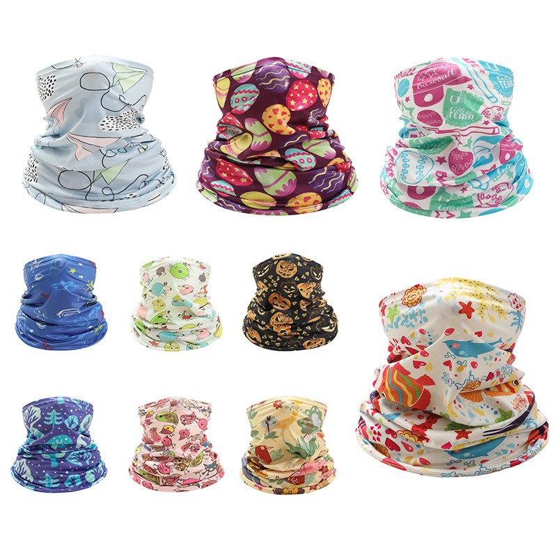 Kids Neck Cover Cute Ice Silk  - Kids Face Mask recension och pris
