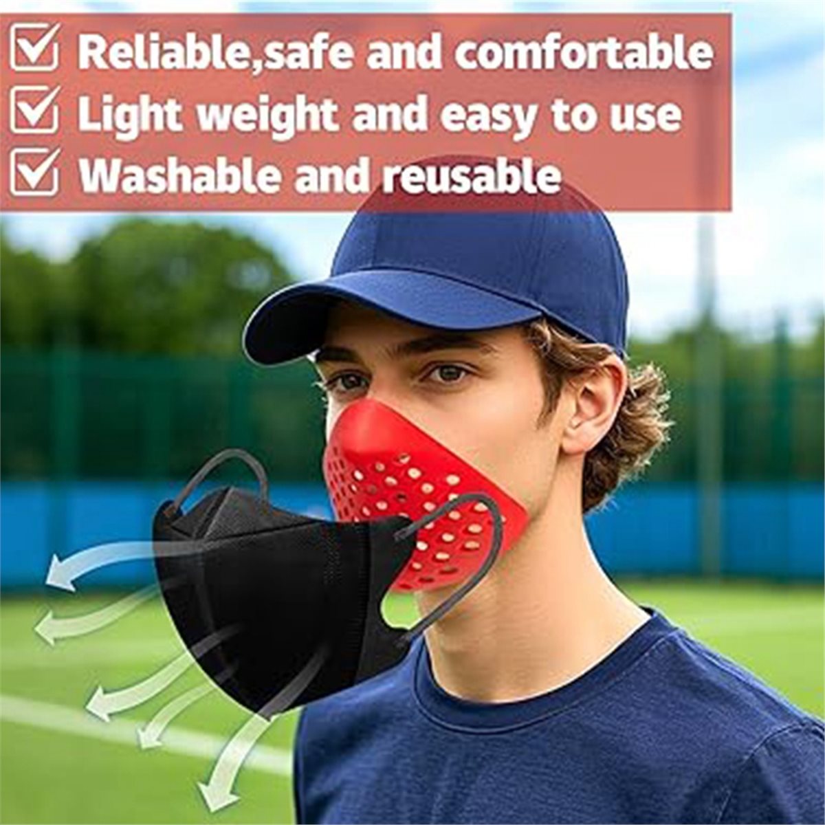 useful 4Pcs 3D Silicone Mask I - Silicone Mask Bracket recension och pris