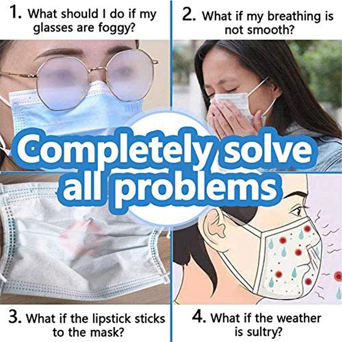useful 4Pcs 3D Silicone Mask I - Silicone Mask Bracket recension och pris